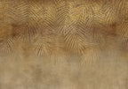 Wall Mural - Abstract Nature Leaves Beige Gold