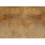 Wall Mural - Abstract Nature Leaves Beige Gold