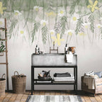 Watercolour Herbarium Floral Wall Mural
