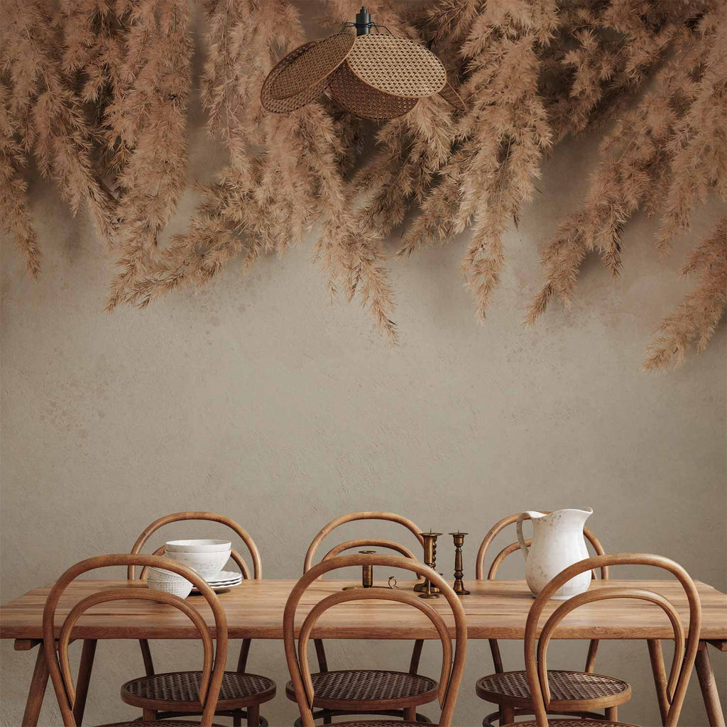 Peaceful Leaf Pattern Wall Mural