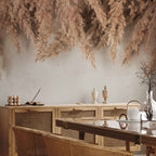 Peaceful Leaf Pattern Wall Mural