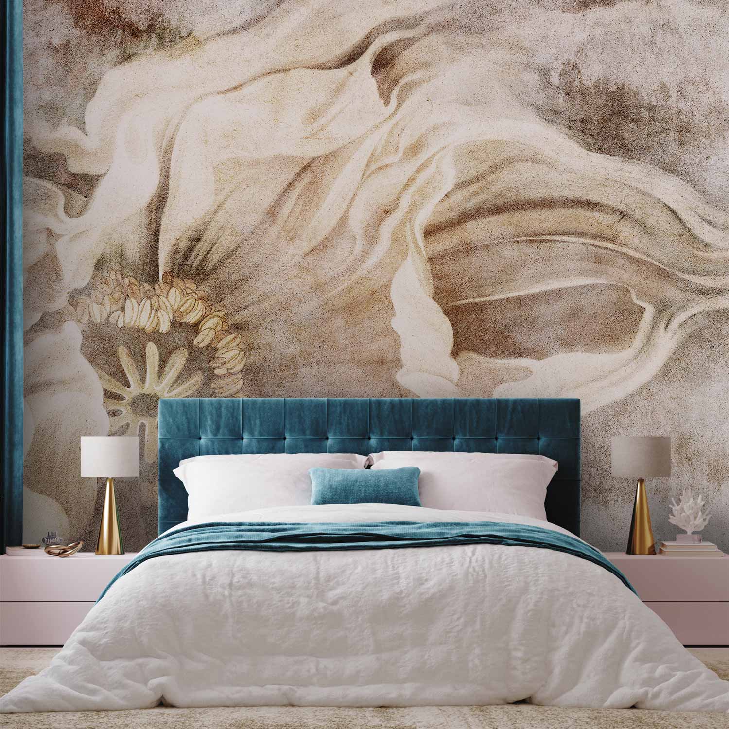 Abstract Magic Flower Wall Mural