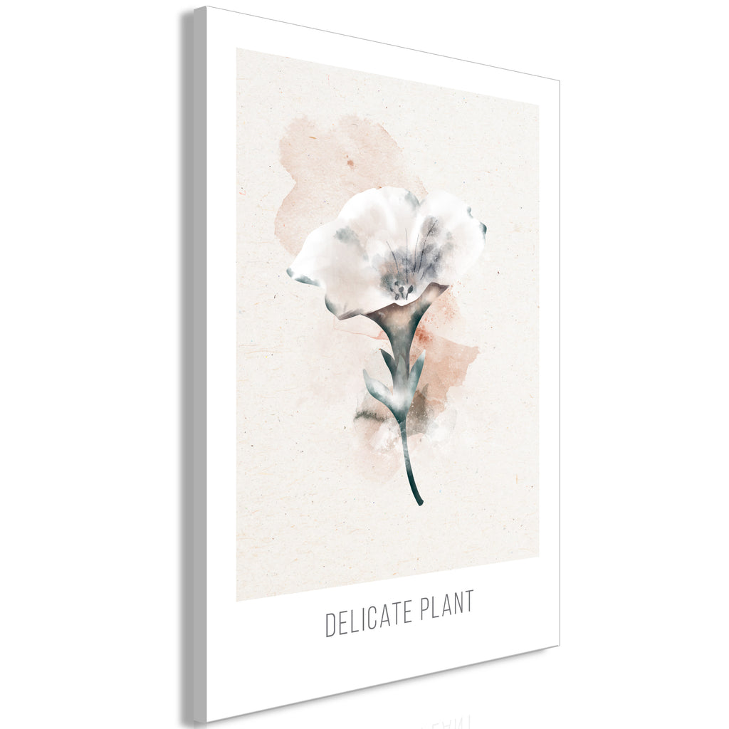 Canvas Print Delicate Plant Vertical