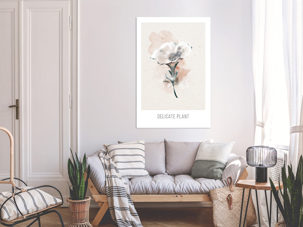 Canvas Print Delicate Plant Vertical