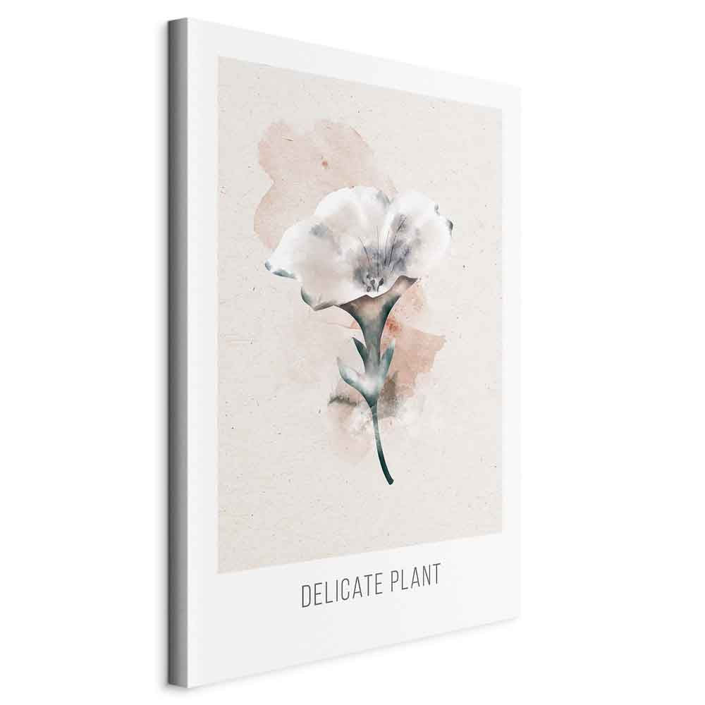 Delicate Plant Vertical Canvas Print