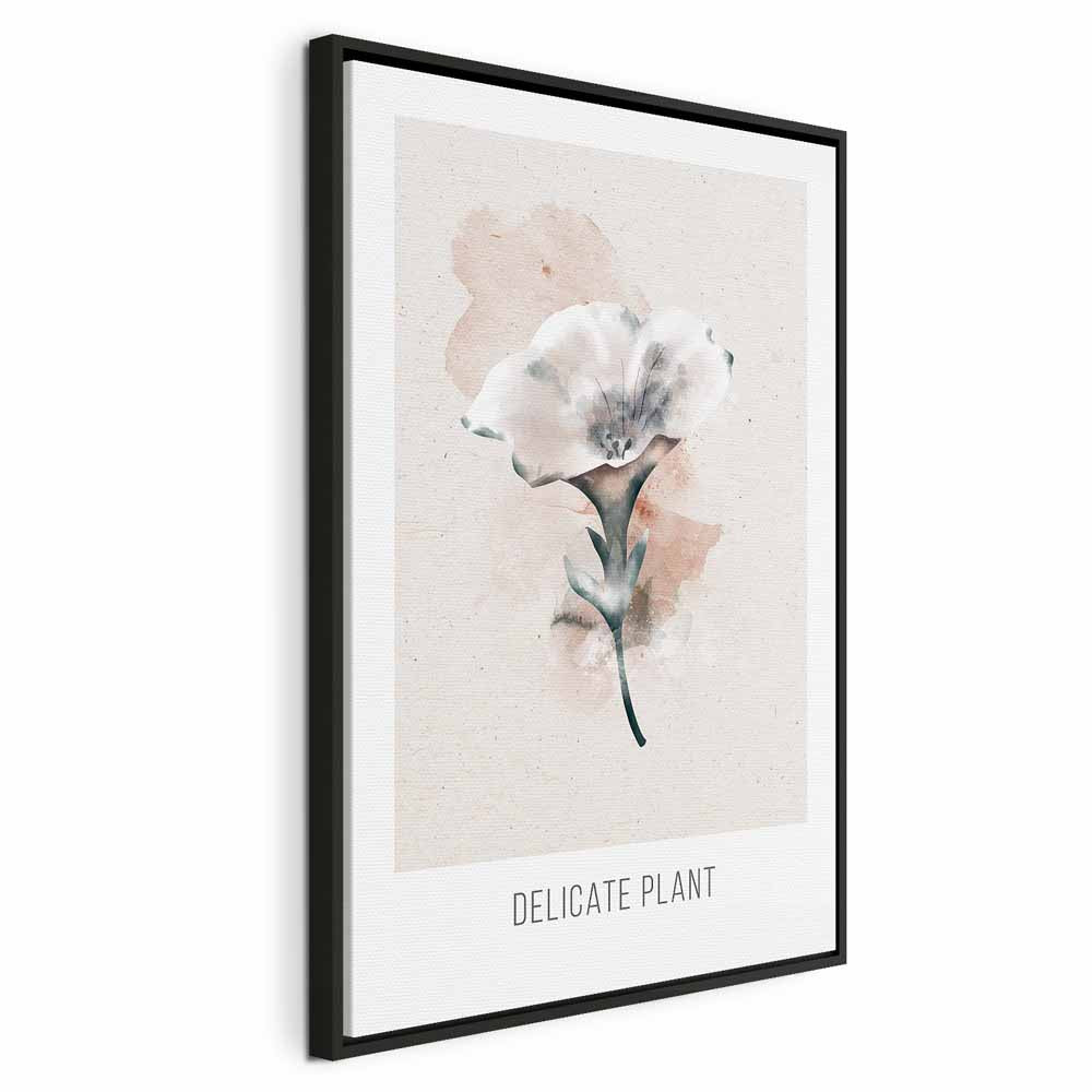 Delicate Plant Vertical Canvas Print