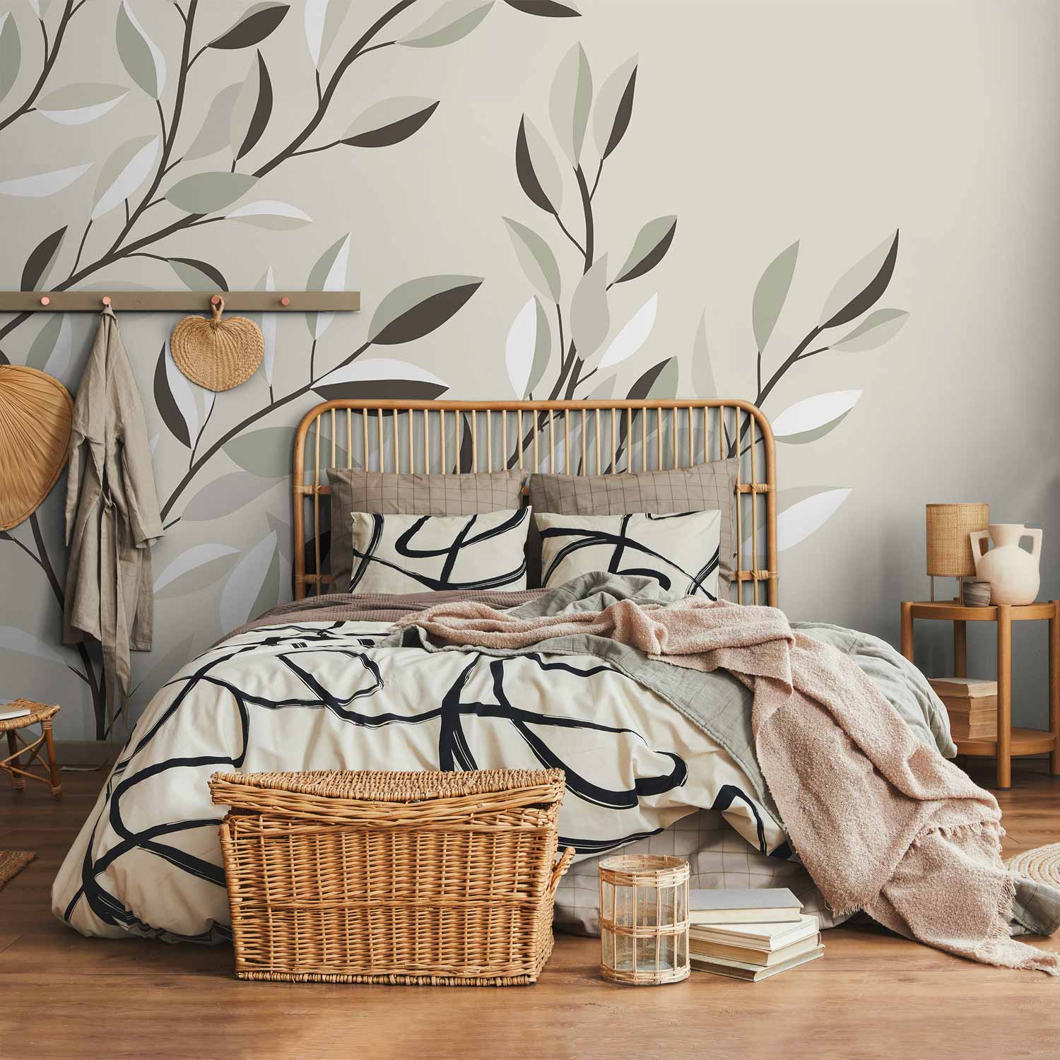 Climbing Leaves Nature Wall Mural