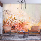 Wall Mural Leaves Flaming Meadow