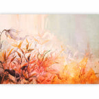 Wall Mural Leaves Flaming Meadow