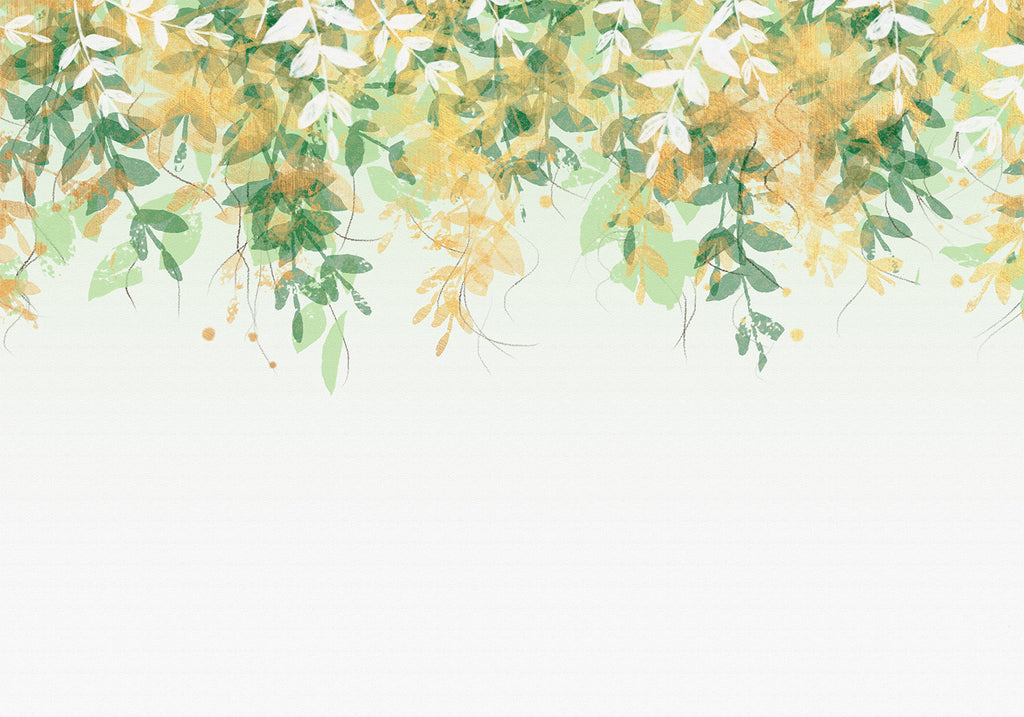 Wall Mural Leaves Under Vegetation