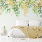 Wall Mural Leaves Under Vegetation