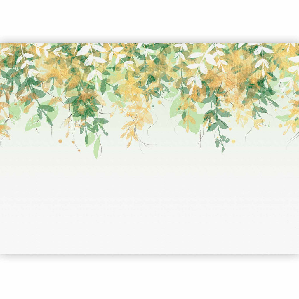 Wall Mural Leaves Under Vegetation