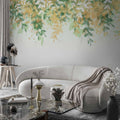 Green Leaves Nature Wall Mural