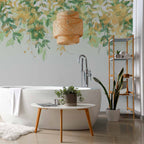 Green Leaves Nature Wall Mural