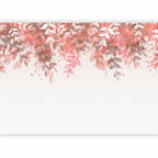 Wall Mural Under vegetation with pink leaves