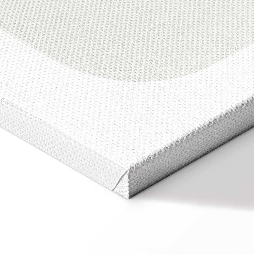 Monstera Line Art Green Canvas Print