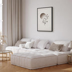 Eastern Minimalist Leaves Vertical Canvas Print