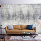 Wall Mural Leaves Winter