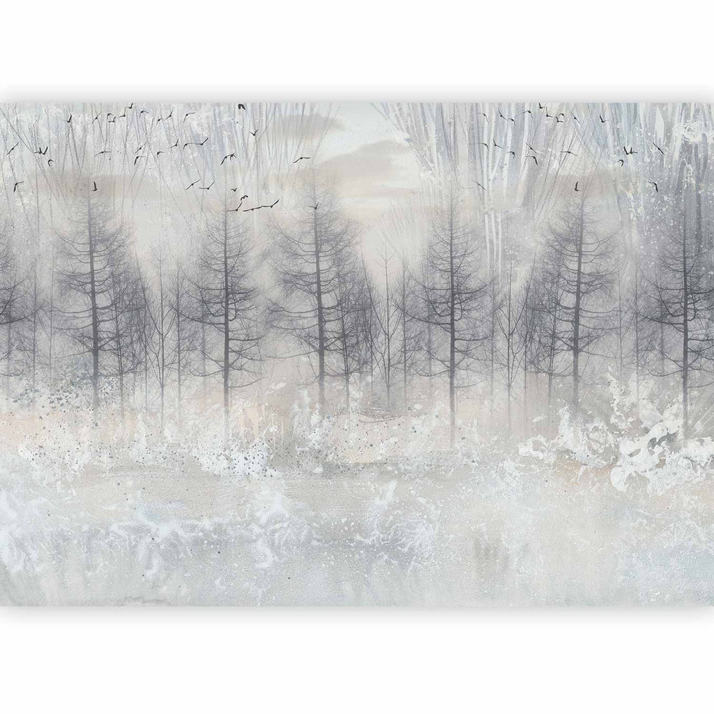 Wall Mural Leaves Winter