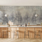 Wall Mural Leaves Winter