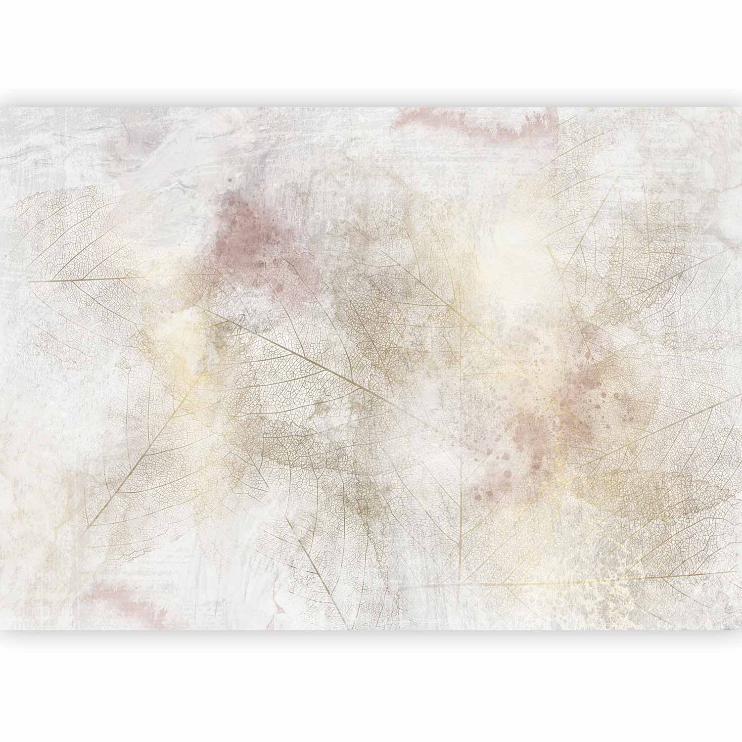 Wall Mural Summer Memory Leaves Abstract Design