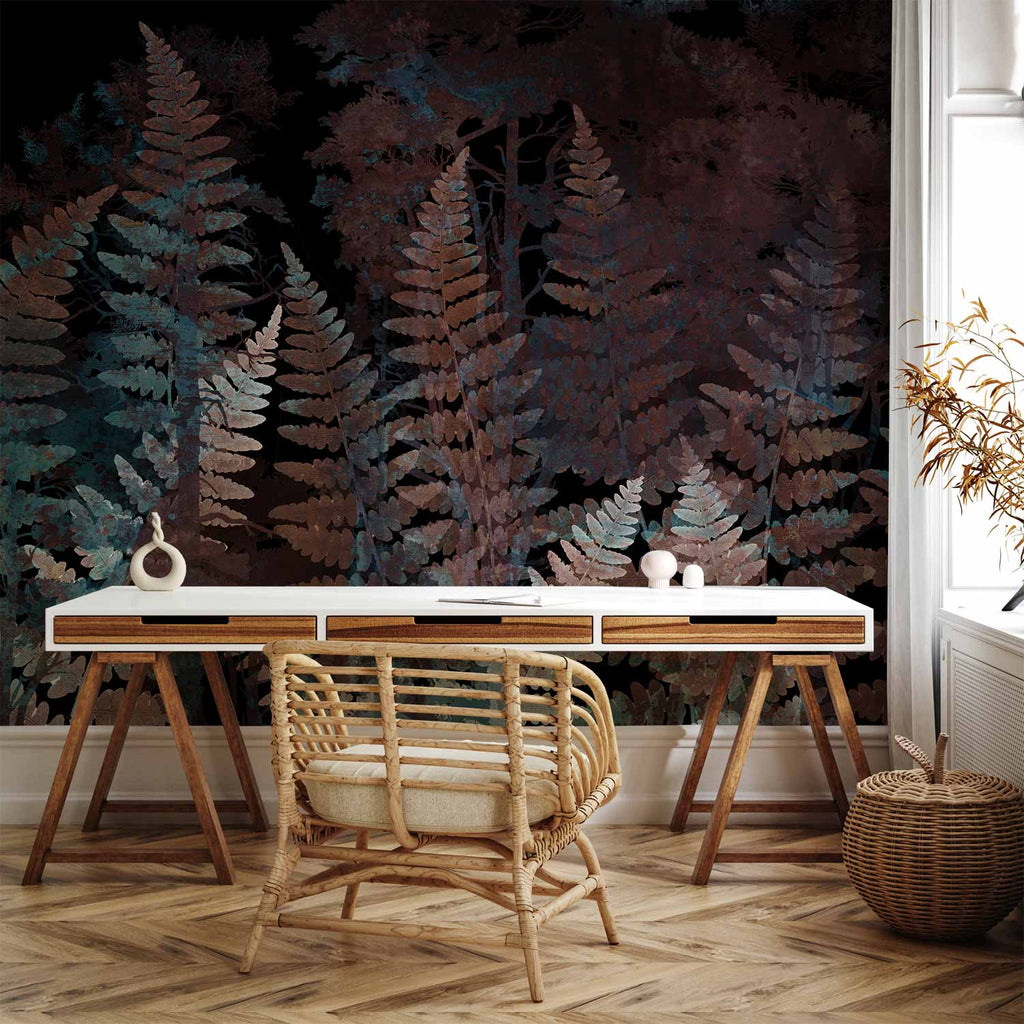 Woodland Ferns Nature Wall Mural