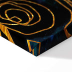 Enchanted Abstract Flower Vertical Canvas Print