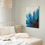 Enchanted Abstract Flower Vertical Canvas Print