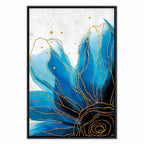 Enchanted Abstract Flower Vertical Canvas Print
