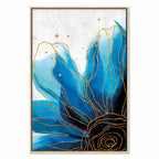 Enchanted Abstract Flower Vertical Canvas Print