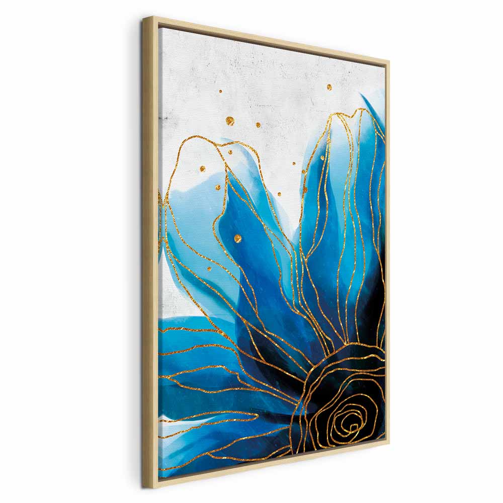 Enchanted Abstract Flower Vertical Canvas Print