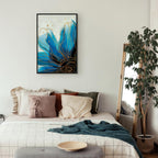 Enchanted Abstract Flower Vertical Canvas Print