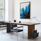 Enchanted Abstract Flower Vertical Canvas Print