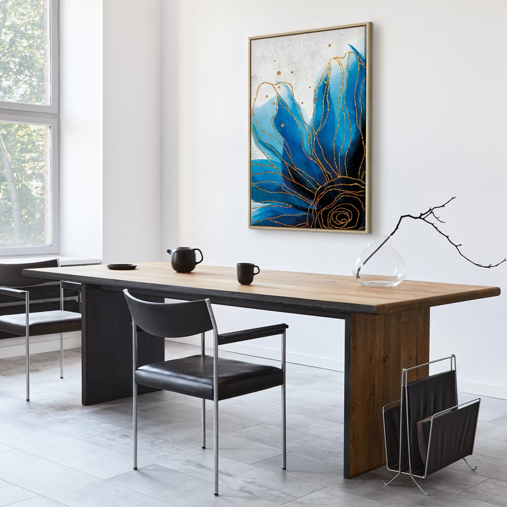 Enchanted Abstract Flower Vertical Canvas Print