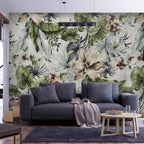 Wall Mural Leaves Vegetation City First Variant