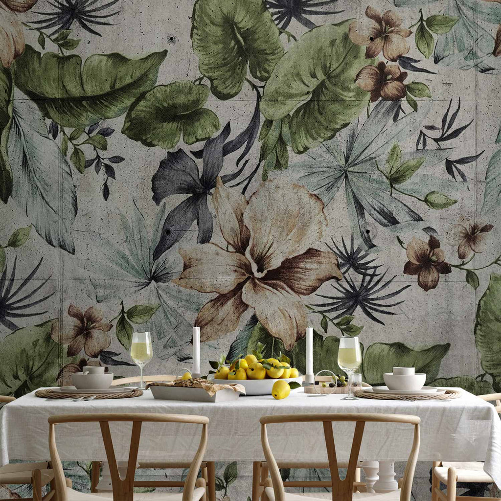 Urban Vegetation Green Wall Mural