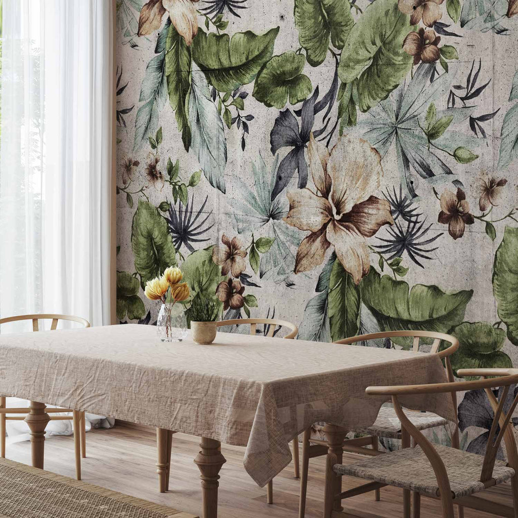 Urban Vegetation Green Wall Mural