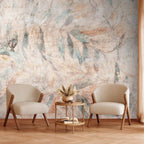 Wall Mural - Greek Laurels on Beige Background