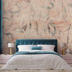 Greek Laurel Leaf Pattern Yellow Wall Mural