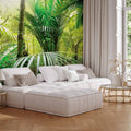Green Forest Alley Landscape Wall Mural