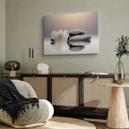 Zen Magnolia Garden Canvas Print