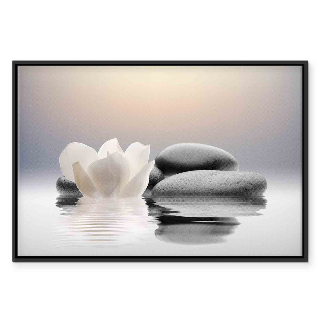 Zen Magnolia Garden Canvas Print