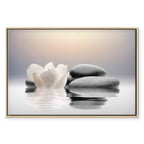 Zen Magnolia Garden Canvas Print