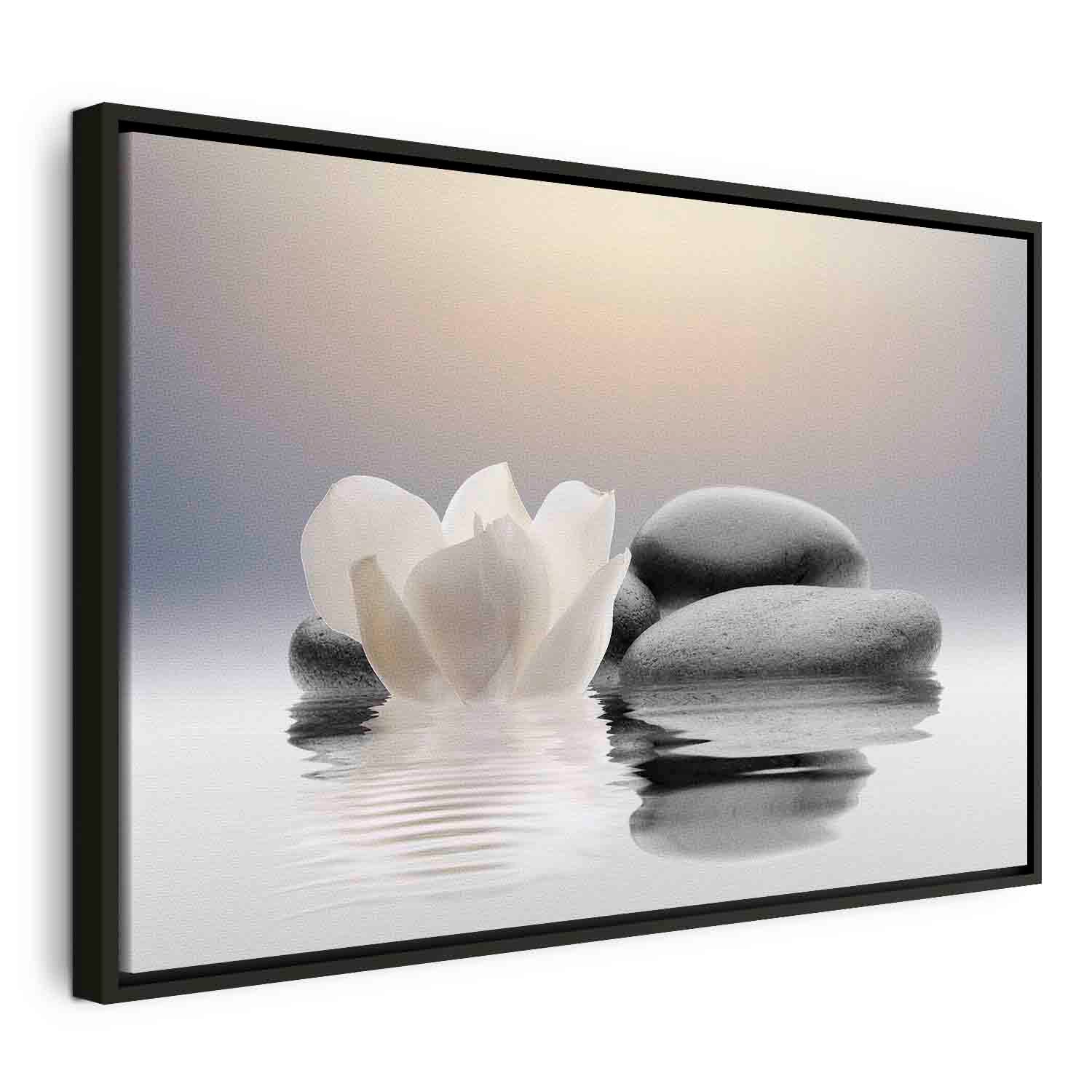 Zen Magnolia Garden Canvas Print