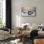 Zen Magnolia Garden Canvas Print