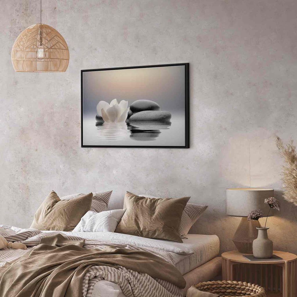 Zen Magnolia Garden Canvas Print