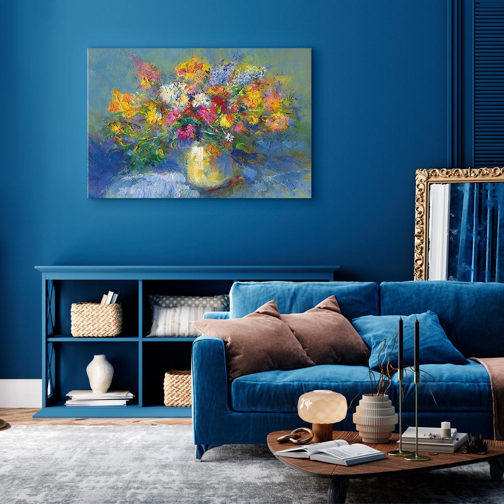 Autumn Floral Bouquet Canvas Print