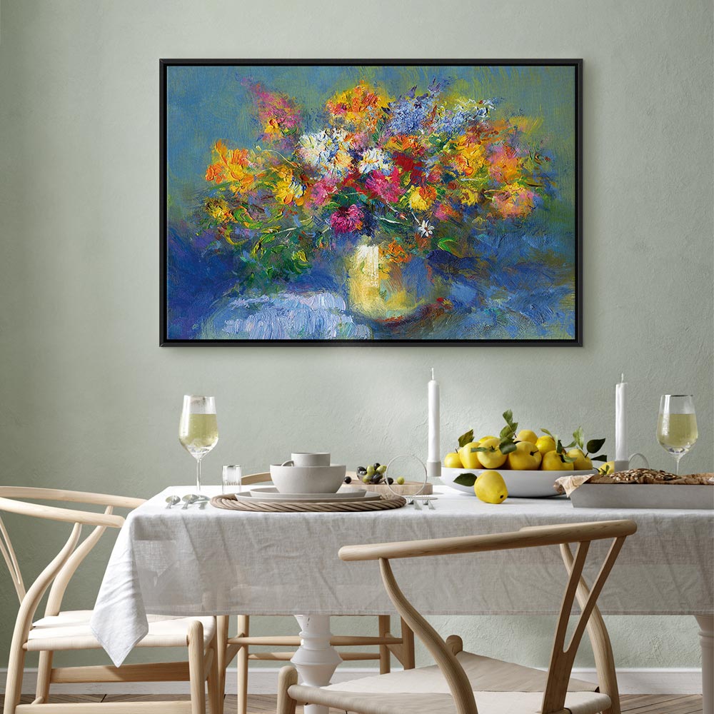 Autumn Floral Bouquet Canvas Print