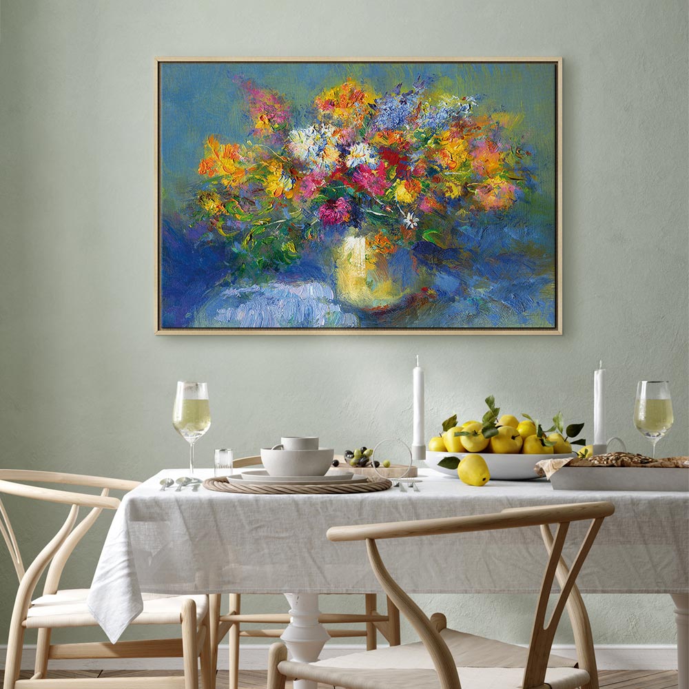 Autumn Floral Bouquet Canvas Print