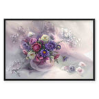 Watercolour Flower Bouquet Colorful Canvas Print